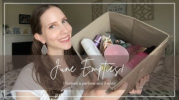 JUNE EMPTIES! | I FINISHED a perfume and 3 fine fragrance mists!