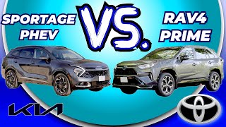 Toyota RAV4 Prime VS Kia Sportage PHEV comparison review