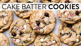 These cake batter chocolate chip cookies are a cross between
delicious, soft-baked and sprinkle filled funfetti cake. if you like
choc...