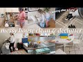 CLEANING, DECLUTTERING AND ORGANIZING | realistic cleaning motivation + whole house declutter 2024!