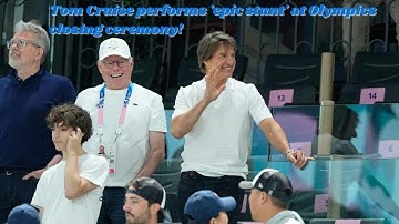 Tom Cruise performs 