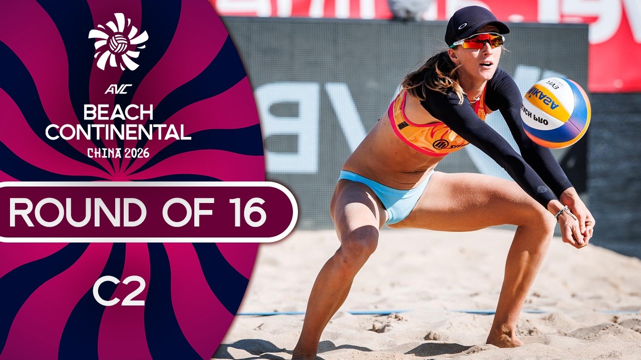 Round of 16 - AVC Beach Continental 2026 | Shangluo - C2 | Evening Session
