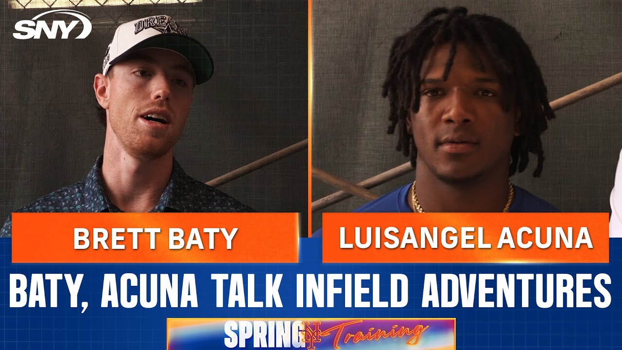 Brett Baty, Luisangel Acuña on action at new infield positions for the ...