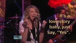 Taylor Swift Love Story Lyrics chords