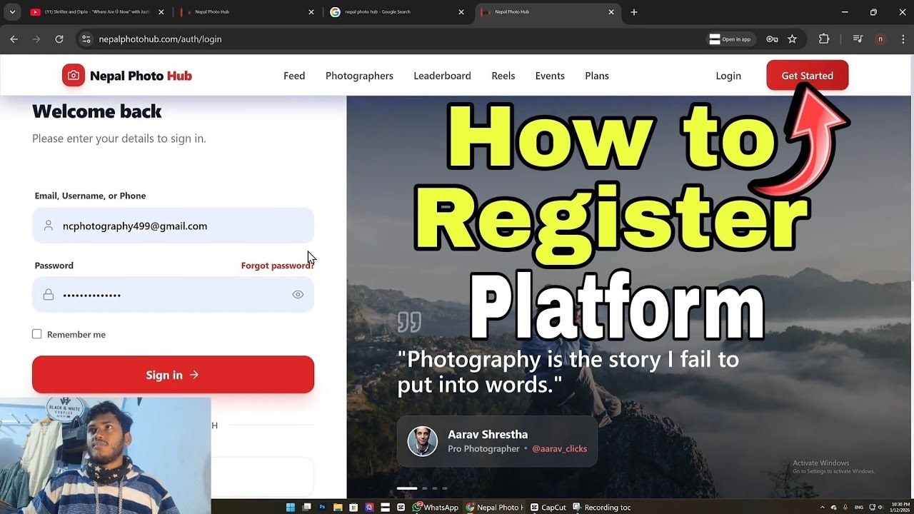 How to start Earning And register process from beginning 