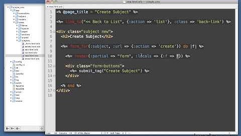 Form helpers Ruby On Rail 4