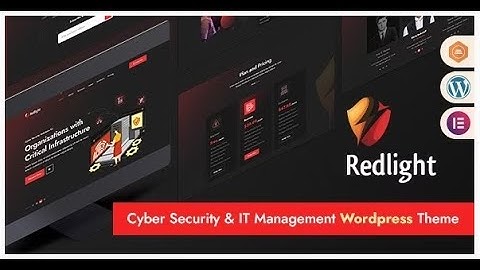 Redlight Cyber Security and IT Management WordPress Theme