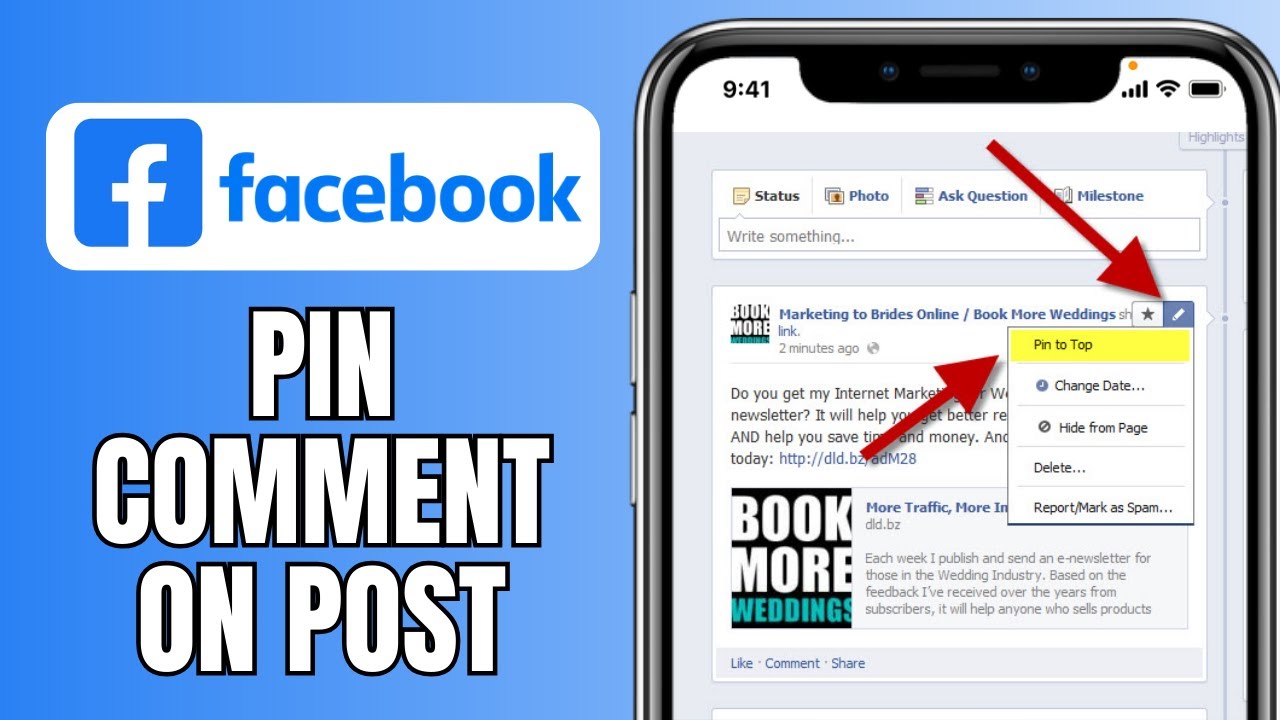 How To Pin A Comment On Facebook Post (2024) - YouTube
