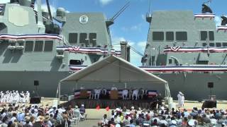 Pacom Commander Gives Remarks at Ship Commissioning
