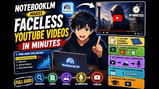 NotebookLM Makes Faceless YouTube Videos in Minutes 🔥 Full AI Automation Guide for 2026