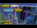 Minecraft Easy TRIDENT FARM 🔱 NO Redstone