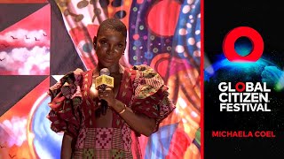 Michaela Coel Reads An Original Poem | Global Citizen Festival: Accra