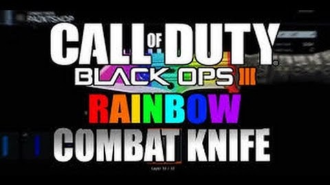 Call of Duty Black ops III - Rainbow Fade Paintjob Tutorial