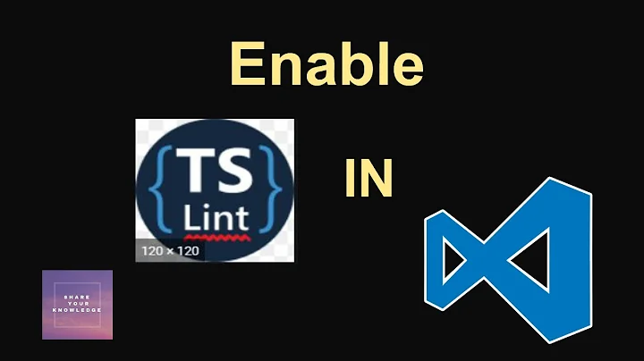 enable tslint in vscode