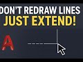 Don’t Redraw Lines in AutoCAD — Learn to Use EXTEND Command Like a Pro