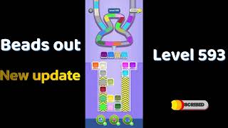 Beads Out Level 593 Walkthrough 🧩 | SolutionGuruji 🎮