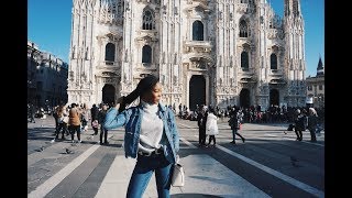 MOVING TO ITALY| FIRST WEEK IN MILAN, EATING PIZZA, SHOPPING, DUOMO, LEARNING ITALIAN