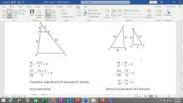 Unit 6   Lesson 1   Similar Triangles