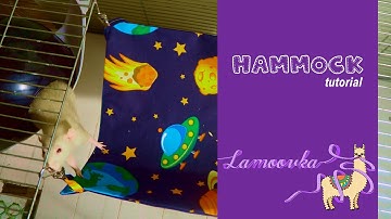 Hammock for small pets DIY