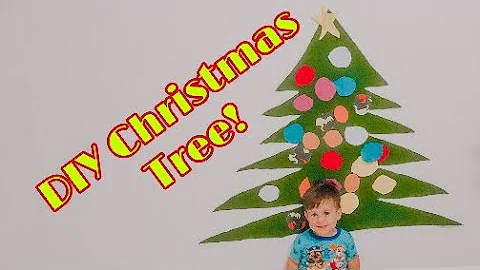 DIY Felt Christmas Tree for Toddlers