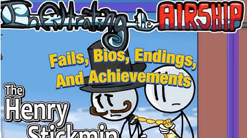 Infiltrating the Airship: All Bios, Fails, Achievements, and Endings / Henry Stickmin