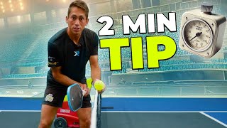 2 Minute Topspin Tip