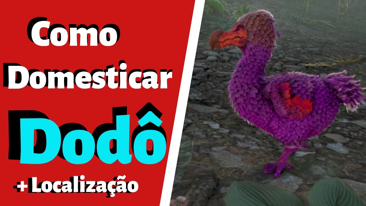 COMO DOMESTICAR DODO + LOCALIZAÇÃO DE TODOS OS MAPAS/ARK SURVIVAL