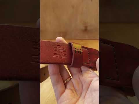 Видео: Hand-made Leather Belt ADRON Crafts