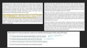 NJATC Reading Comprehension V - Question 23