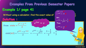 2.5.1 definition of inverse hyperbolic functions (intro & example 1)