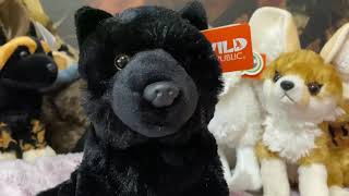 Cuddlekinz Wild Republic Black Wolf