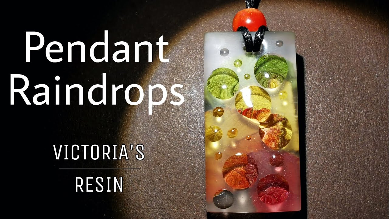 Super easy Epoxy resin jewelry with fall leaves for beginners / DIY