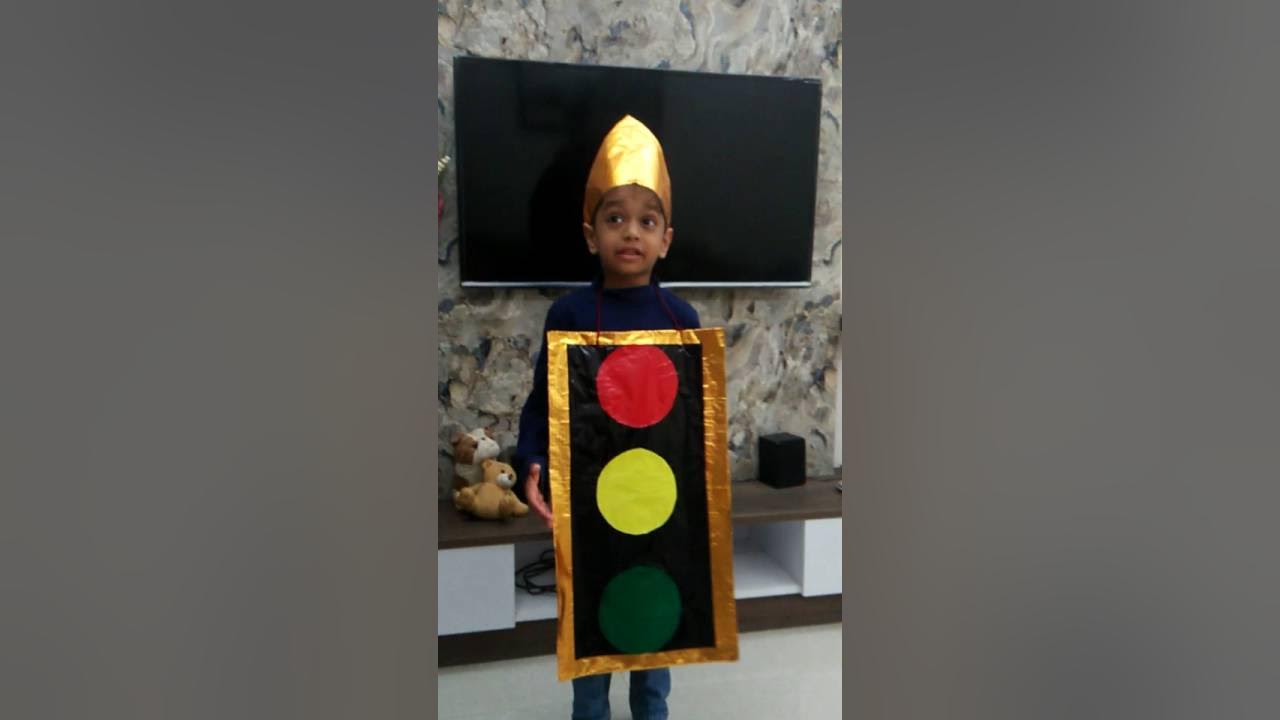 Traffic signal fancy dress by umang YouTube