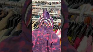 Bape at the Thrift😳🔥 #thrift #thrifting #shorts #bape