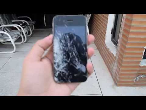 iphone 4s drop test from 15 ft