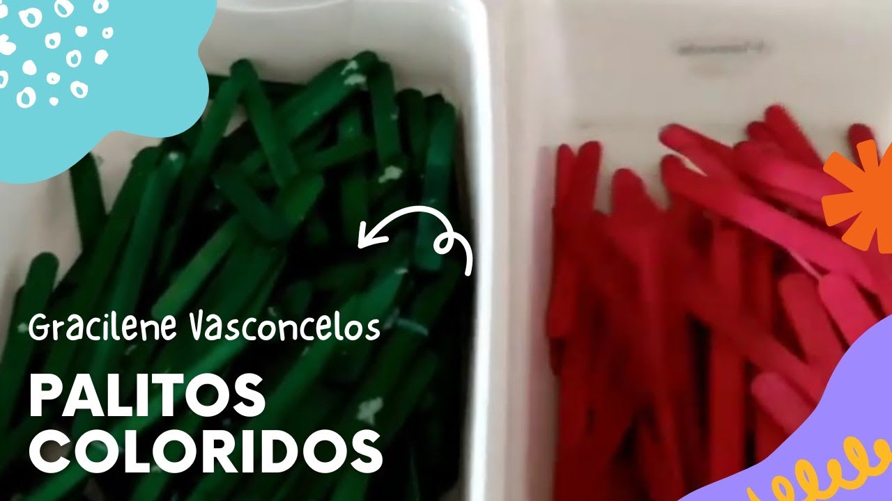 Passo a passo, como colorir palitos de picolé de forma prática e divertida.