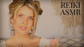 “Reiki Healing Light” Whispered Chakra Balancing for Sleep in my Rainy Bedroom (no music) ASMR REIKI