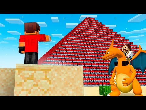 PIRÂMIDE GIGANTE de LUCKY PIXELMON no MINECRAFT