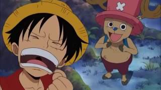 One Piece dub Animal Crossing Bug Hunting in a Nutshell feat. Luffy and Chopper screenshot 1