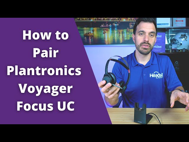 How to Pair Plantronics Voyager Focus UC - YouTube