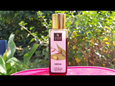 Good vibes neem carrier oil cold pressed review | hair growth in one month |