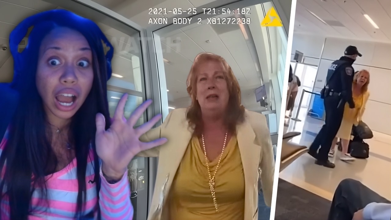 Airport Karen Crashed Out So Bad The Passengers Started Shouting Back...