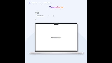 A mind-blowing animation to master the CSS transform property #shorts