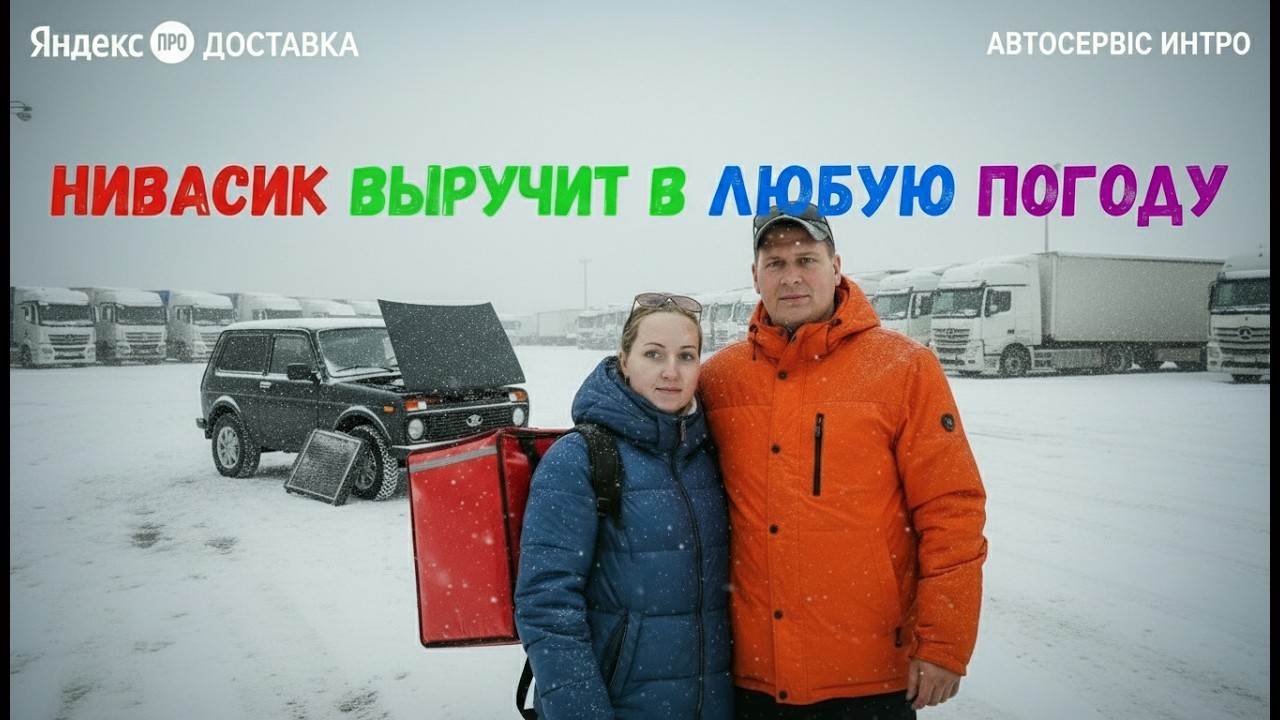 На Ниве по сугробам в Подольске