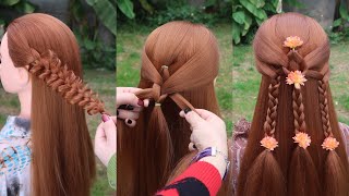 Braided Hairstyle 😱 15 Easy Braid Hairstyle Tutorial 👌 Hairstyles for Girls