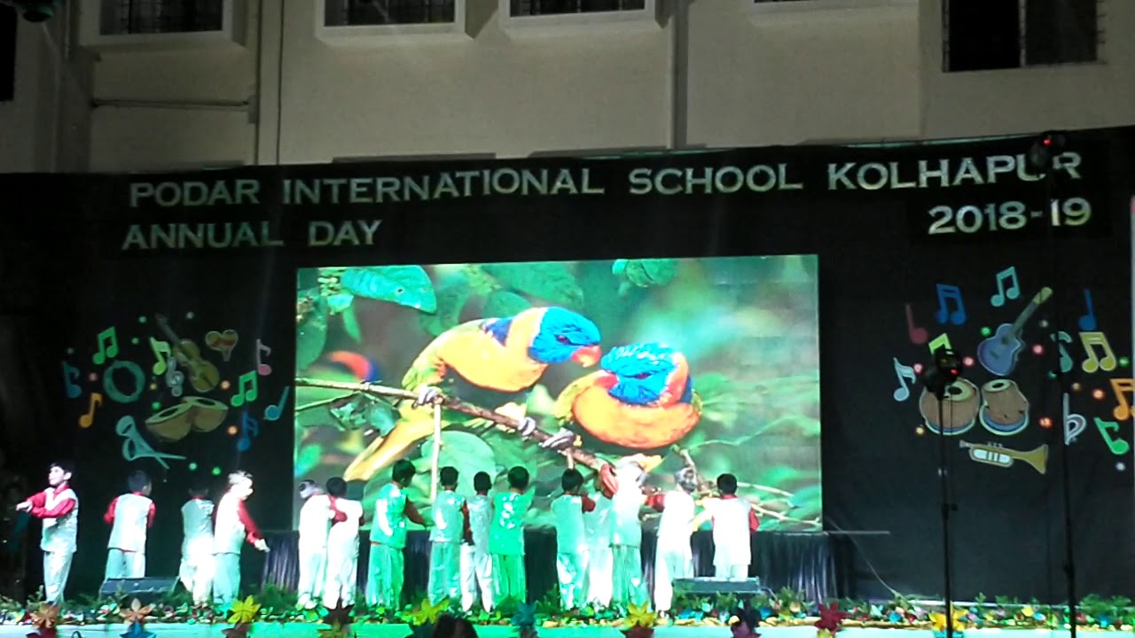 Podar International School Kolhapur Annual Day Function 2019 Shlok ...