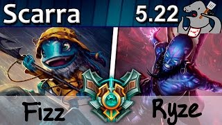 Scarra - Fizz vs Ryze - Mid - Master Preseason S6 | 446