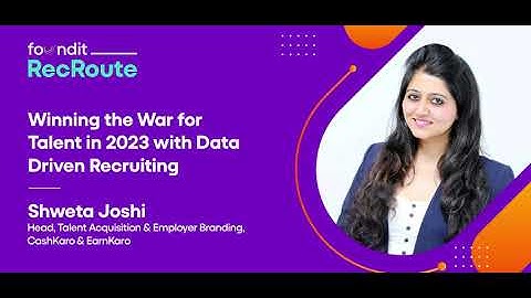 RecRoute Webinar | Winning the War for Talent in 2023 with Data Driven Recruiting