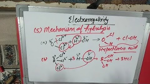 Electronegativity Part-3 by Dr.Anita Kothari B.Sc.I Paper I