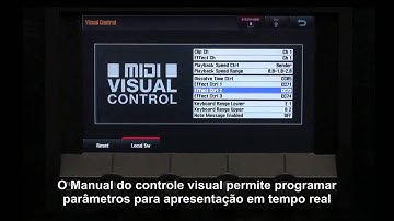 Roland JUPITER 80 Video Tutorial Parte 24 MIDI Visual LEGENDADO BRASIL